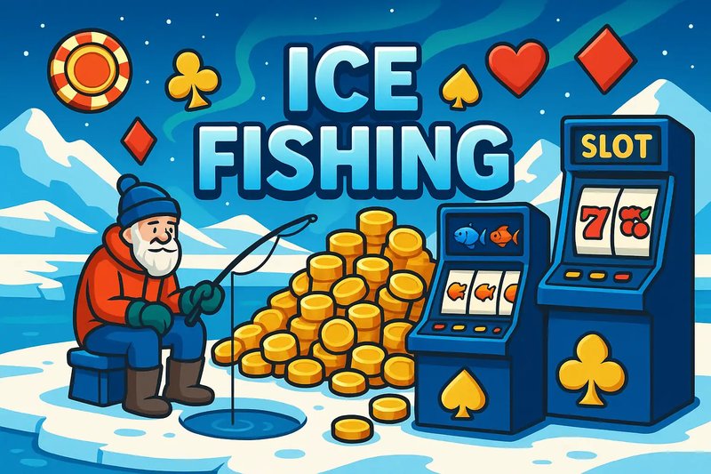 Image: Frozen Thrills in the Great White North: Canadian Ice Fishing Gaming Experience
