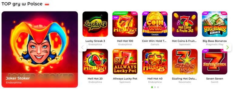 Odkryj Najlepsze Gry Slotów w Slots Vader Kasynie Online w Polsce - overview